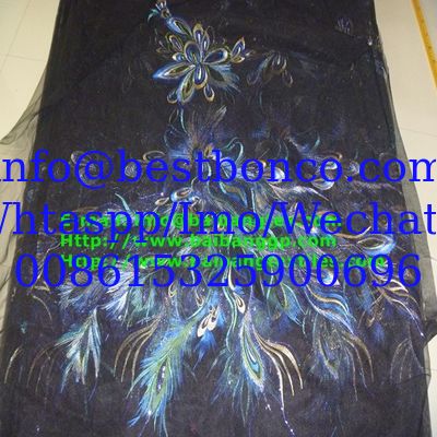 Fabricación de tejido de seda de malla láser