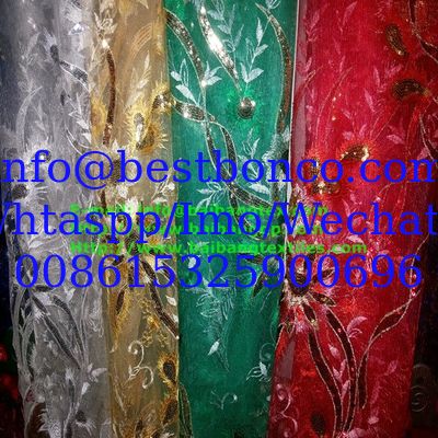 Fabricación de tejidos de bordado con malla de moda
