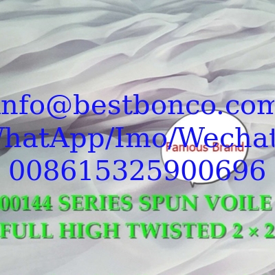 00144 00187 00196 00197 Spun Polyester High Twisted Full Voile