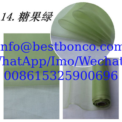 300 colors spun polyester voile fabric ready goods high twisted full voile
