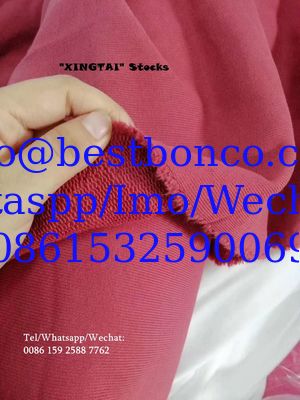 Tejido de sudadera de algodón en stock lote con la más alta calidad precio más barato por teñido lotes de color disponible