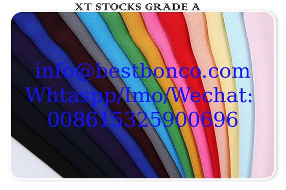 COREA Alta calidad Grado AAA+ micro crepe tela simple teñida de varios colores disponible suministro anual