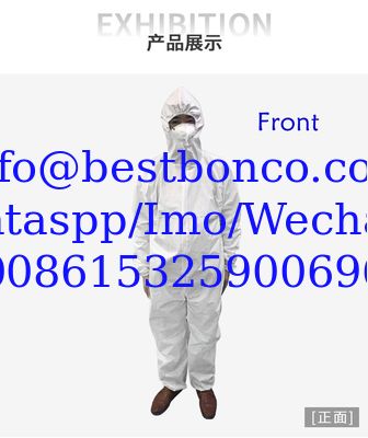 Spot wholesale isolation clothing Siamese hooded isolation clothing Non-medical epidemic isolation clothing Dust-free wo