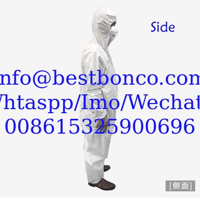 Spot wholesale isolation clothing Siamese hooded isolation clothing Non-medical epidemic isolation clothing Dust-free wo