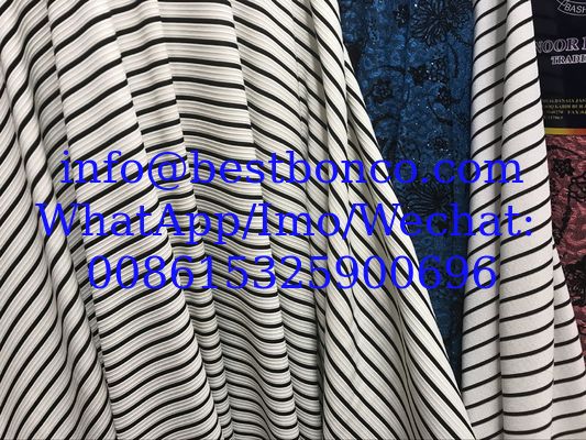 Fabric Knitting 3d strips design stock lot high quality cheap price fashion fabric design