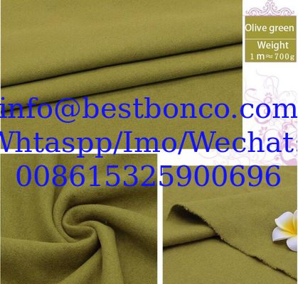 Tejido de lana de buena calidad Tejido de lana de cachemira abrigo Tejido de lana para coser invierno/otoño abrigo y chaqueta de hombre/mujer