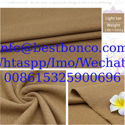 Tejido de lana de buena calidad Tejido de lana de cachemira abrigo Tejido de lana para coser invierno/otoño abrigo y chaqueta de hombre/mujer