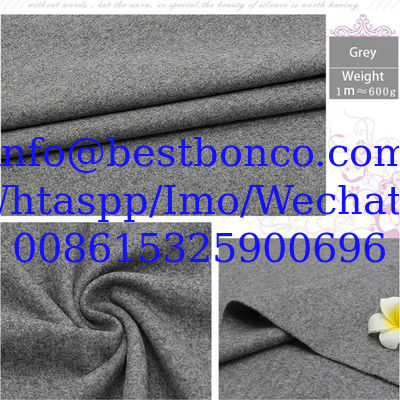 Tejido de lana de buena calidad Tejido de lana de cachemira abrigo Tejido de lana para coser invierno/otoño abrigo y chaqueta de hombre/mujer