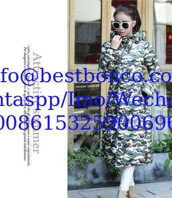 Moda Invierno chaqueta de algodón con almohadilla Mujeres de impresión gruesa chaqueta femenina Parka Invierno cálido chaquetas largas chaquetas de mujeres