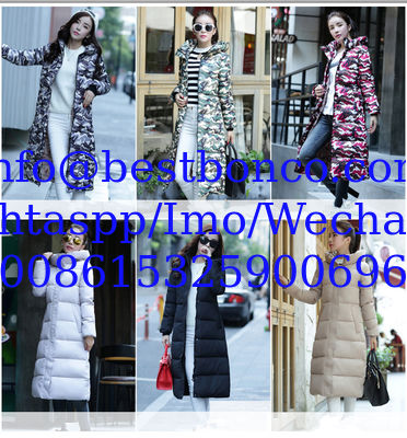 Moda Invierno chaqueta de algodón con almohadilla Mujeres de impresión gruesa chaqueta femenina Parka Invierno cálido chaquetas largas chaquetas de mujeres