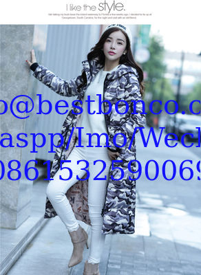 Moda Invierno chaqueta de algodón con almohadilla Mujeres de impresión gruesa chaqueta femenina Parka Invierno cálido chaquetas largas chaquetas de mujeres