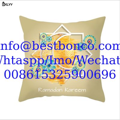 2020 Muslim Halal Ramadan Eid Mubarak Home Decoration Supplies Pillow Sleeve Custom without Pillow