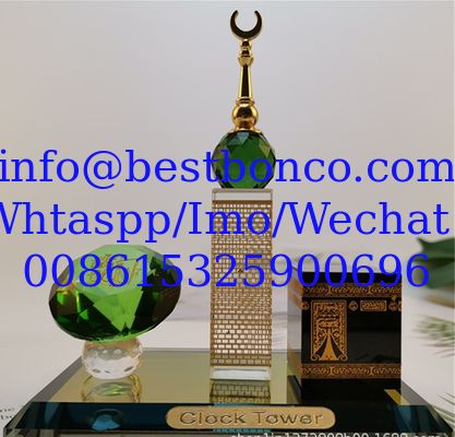 Eid Mubarak Islamic Muslim Ramadan Festival Crystal Decoration Keel Kaaba Architectural Model