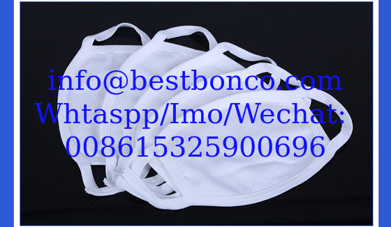 Máscaras de algodón de tres capas máscaras de algodón blanco negro de tres capas protectoras a prueba de polvo y smog hombre y mujer algodón