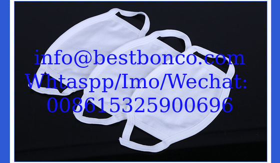 Máscaras de algodón de tres capas máscaras de algodón blanco negro de tres capas protectoras a prueba de polvo y smog hombre y mujer algodón