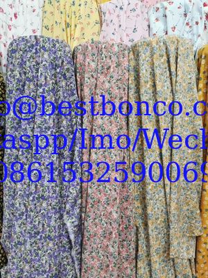 Impresión de tela de chiffon diseño de moda precio barato