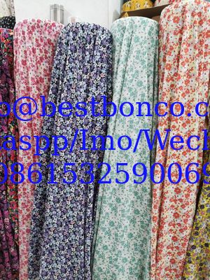 Impresión de tela de chiffon diseño de moda precio barato