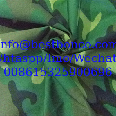 Tejidos para camuflaje militar de algodón resistentes al desgaste, al agua y al desgarro