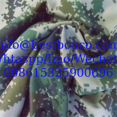 Tejidos para camuflaje militar de algodón resistentes al desgaste, al agua y al desgarro