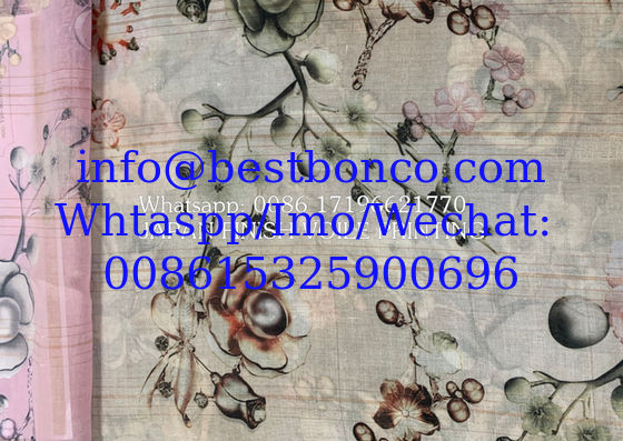 Highest Level Japan Voile pinting Metellic ground quality صنع في اليابان