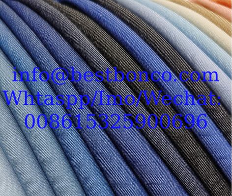 Colorful denim fabric Tencel cotton 5OZ color wash-free denim