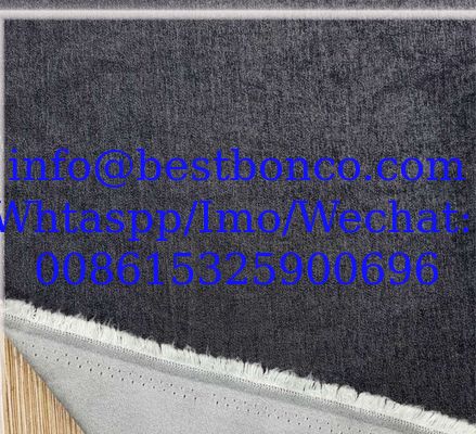 Denim de color directo de fábrica, no lavable, prendas infantiles de primavera y verano, tejido femenino no elástico, tencel similar al denim