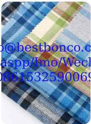 Fabricación de tejidos de lana con placas de lana chaqueta de lana chaqueta femenina de lana de fibra química fabricantes de tejidos de doble cara