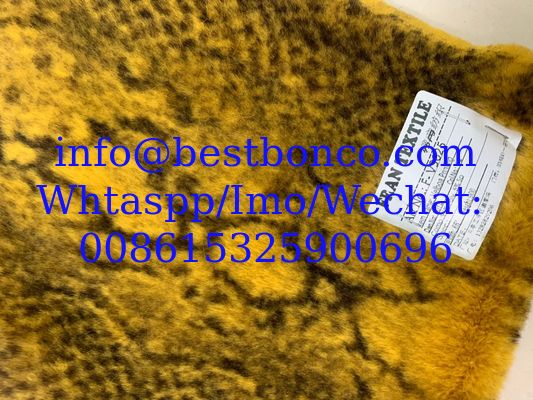 Velboa Printing fabric soft finish with high quality zebra design, snake design, any fashion design finest quality super