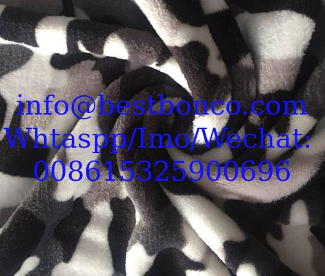 Tejido de lana de sherpa de camuflaje, adecuado para chaquetas de invierno
