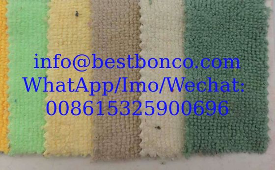 80% polyester 20% nylon strong absorbent towel fabric, warp knitted polyester and nylon double-sided terry clo
