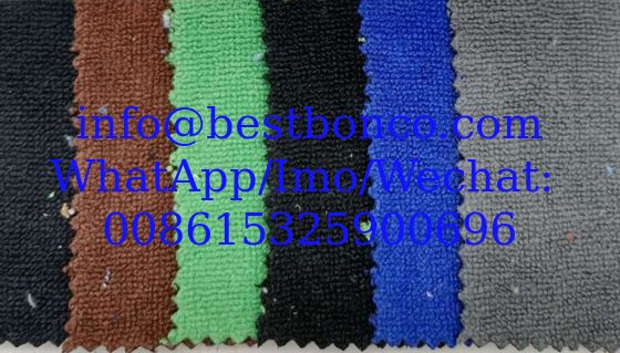80% polyester 20% nylon strong absorbent towel fabric, warp knitted polyester and nylon double-sided terry clo