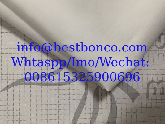 Tejido de poliéster espulso de túnica blanca