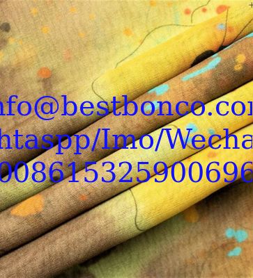 Cuerpo de la marca BBTSfinsh® de poliéster de espuma de hilo de oro Impresión digital de hilo de poliéster Super Full Twisted 58"