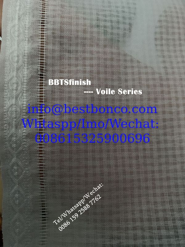 BBTSfinish® HIGH SPUN POLYESTER VOILE Series Artículo No.: BB-00144 una vez más siendo la marca de voile mundialmente famosa