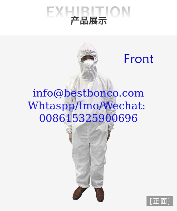Spot wholesale isolation clothing Siamese hooded isolation clothing Non-medical epidemic isolation clothing Dust-free wo