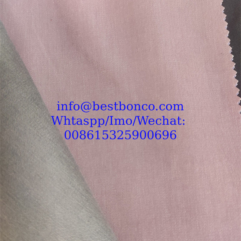 Imitación del denim Tencel, denim de color no estirado, tejido delgado de denim desechable, material para prendas de vestir