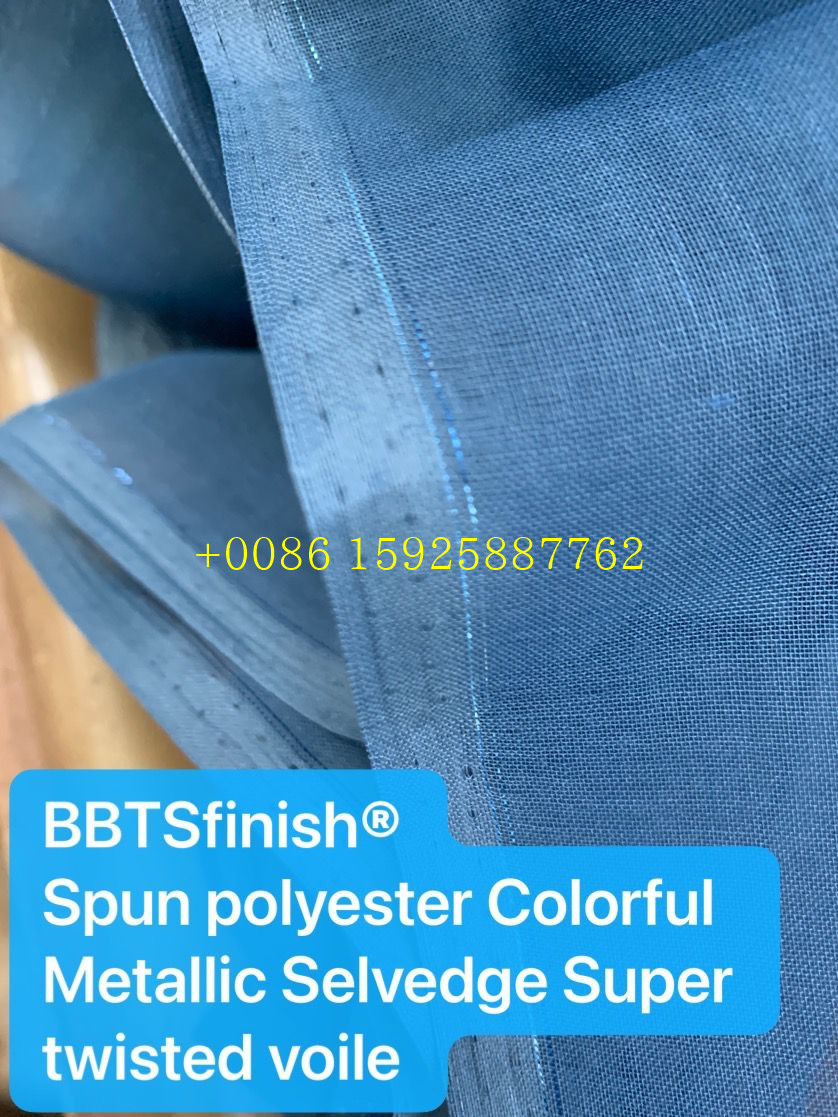 BBTSfinish® marca Spun poliéster velo de alta calidad velo súper retorcido