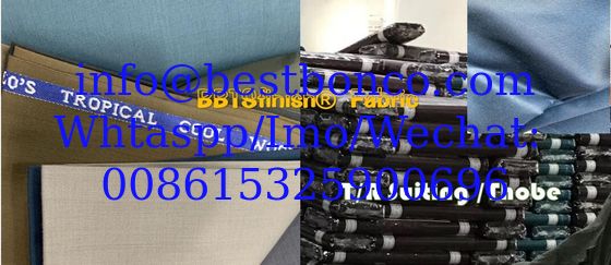 Tejido T/R brillante para trajes, camisas, túneles, túnicas