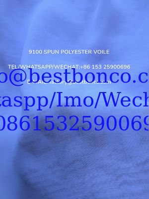 Fabricación de tejidos de poliéster de voile de serie 9100