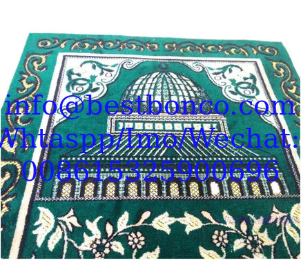 Mujer musulmana de adoración manta línea de oro y plata nueva manta de adoración Hui mezquita engrosada Haji Hajj