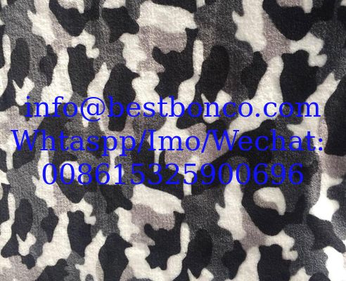 Tejido de lana de sherpa de camuflaje, adecuado para chaquetas de invierno